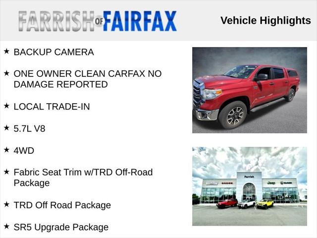 2017 Toyota Tundra SR5 5.7L V8