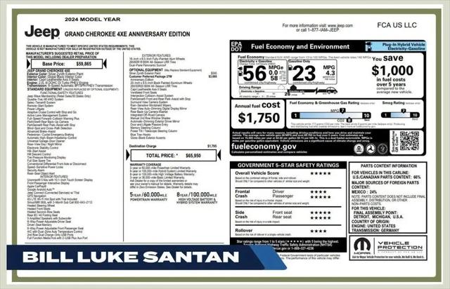 2024 Jeep Grand Cherokee Anniversary Edition for sale in Gilbert, AZ