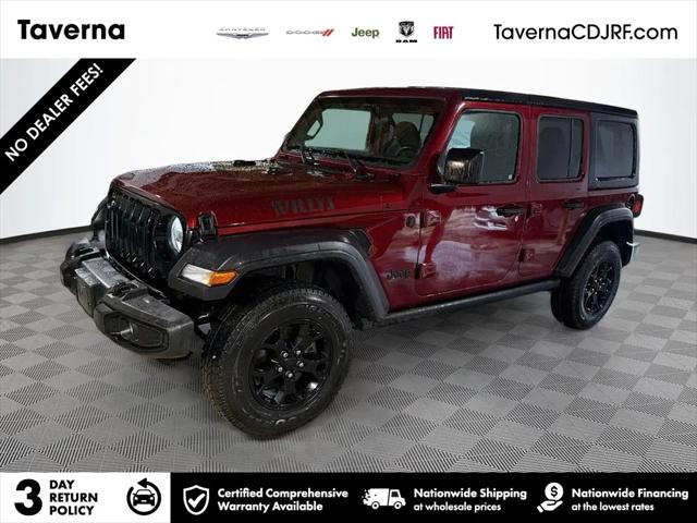 2022 Jeep Wrangler Unlimited Willys 4x4 for sale in Plantation, FL