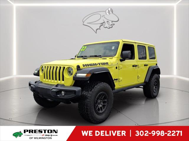 2022 Jeep Wrangler Unlimited High Tide 4x4 2022 Jeep Wrangler Unlimited High Tide 4x4