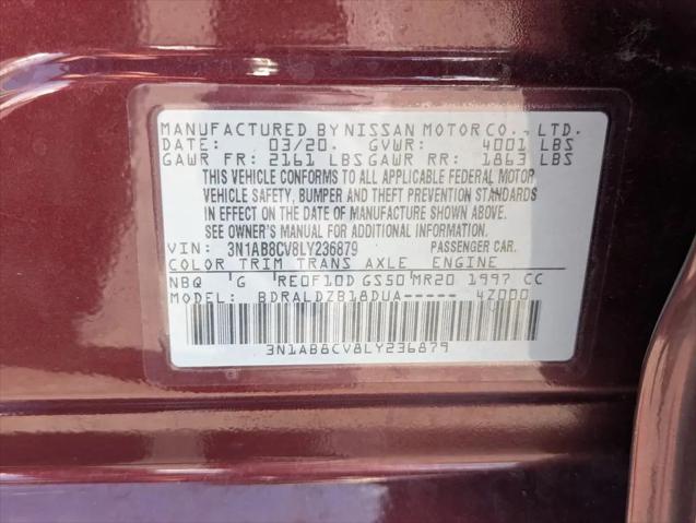 2020 Nissan Sentra SV Xtronic CVT