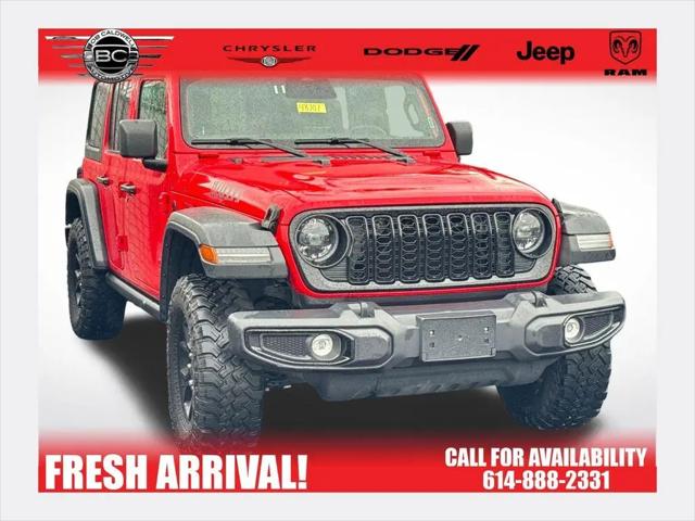 2025 Jeep Wrangler 4-Door Willys 4x4 for sale in Columbus, OH
