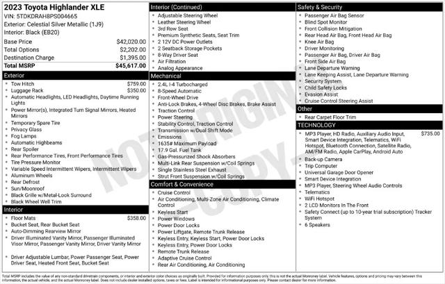 2023 Toyota Highlander L