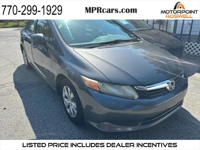 2012 Honda Civic LX for sale in Roswell, GA