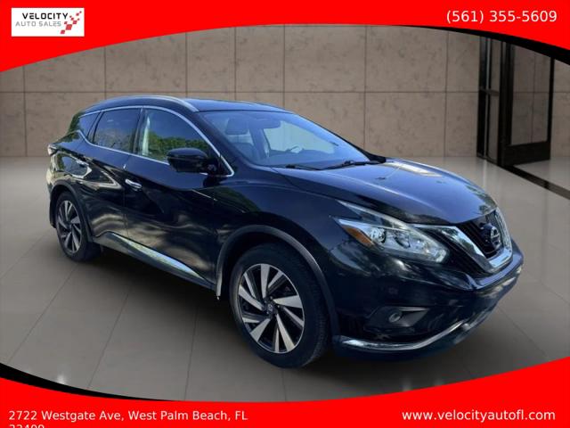 2018 Nissan Murano Platinum for sale in West Palm Beach, FL