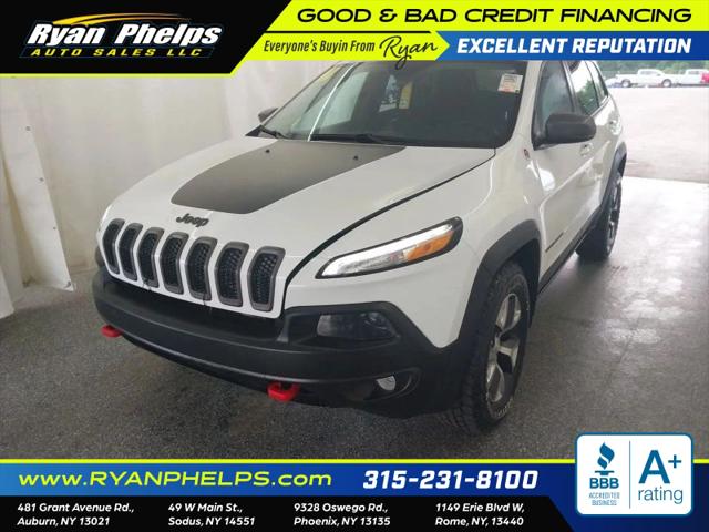 2018 Jeep Cherokee Trailhawk 4x4 for sale in Rome, NY