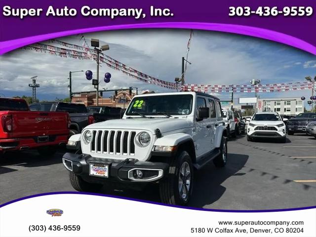 2022 Jeep Wrangler Unlimited Sahara 4x4 for sale in Denver, CO