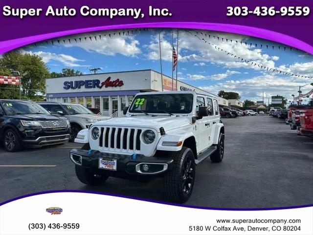 2022 Jeep Wrangler 4xe Unlimited Sahara 4x4 for sale in Denver, CO