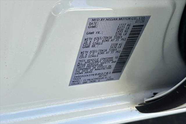 2026 Nissan Frontier Crew Cab S 4x4