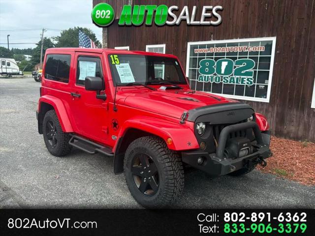 2015 Jeep Wrangler Wrangler X for sale in Milton, VT