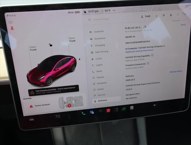 2021 Tesla Model 3 Standard Range Plus Rear-Wheel Drive
