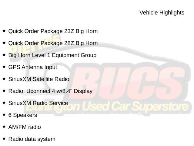 2021 Ram 1500 Big Horn