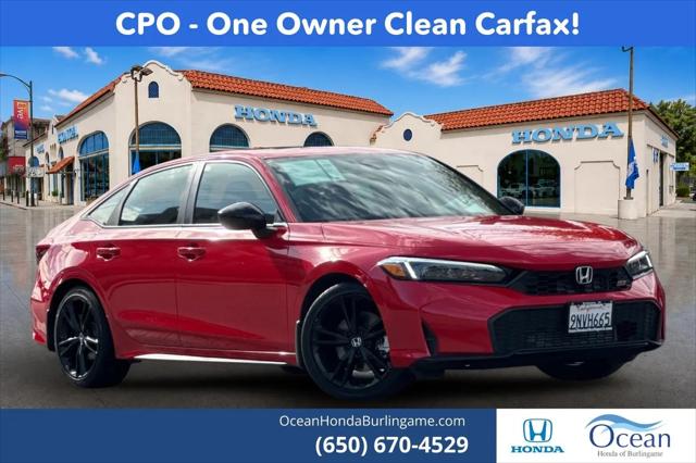2025 Honda Civic Base w/High Performance Summer Tires for sale in Burlingame, CA