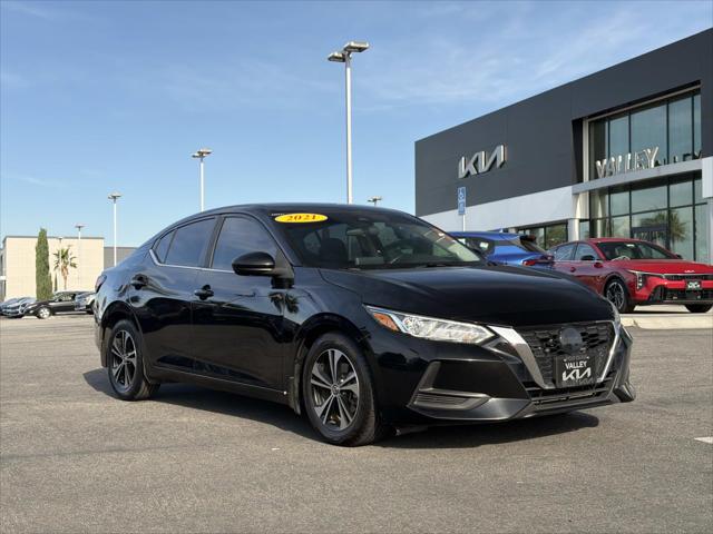 2021 Nissan Sentra SV Xtronic CVT for sale in Fontana, CA