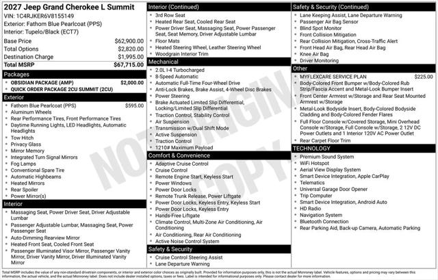 2027 Jeep Grand Cherokee L Summit 2027 Jeep Grand Cherokee L Summit