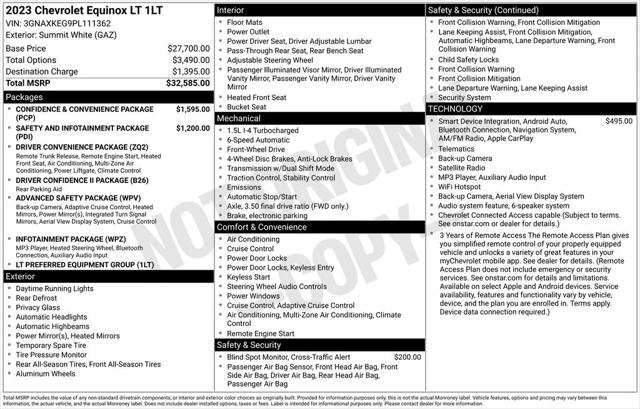 2023 Chevrolet Equinox FWD LT 2023 Chevrolet Equinox FWD LT