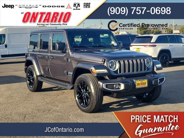 2025 Jeep Wrangler 4xe Sahara 4xe for sale in Ontario, CA