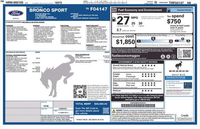 2026 Ford Bronco Sport Big Bend for sale in Plainville, CT
