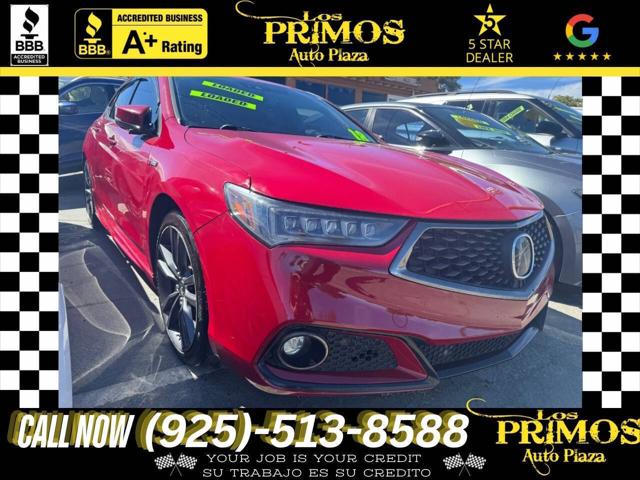 2018 Acura TLX V6 w/Tech w/A SPEC 4dr Sedan w/Technology and A Package (Ebony Interior) for sale in Brentwood, CA