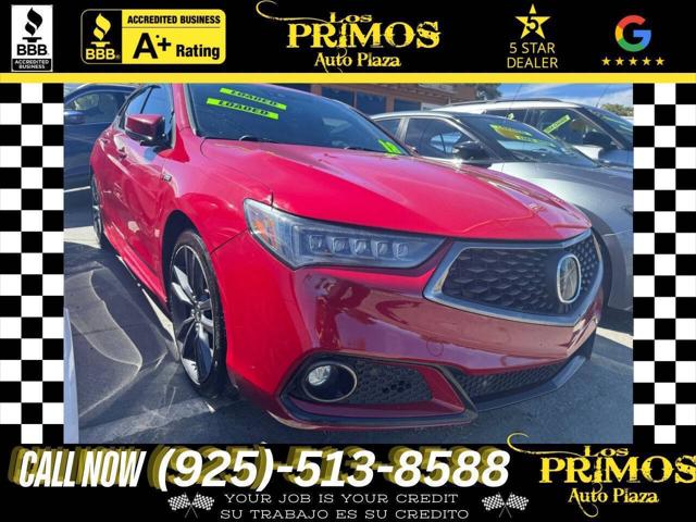 2018 Acura TLX V6 w/Tech w/A SPEC 4dr Sedan w/Technology and A Package Ebony Interior for sale in Brentwood, CA