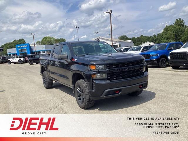 2021 Chevrolet Silverado 1500 4WD Crew Cab Short Bed Custom Trail Boss for sale in Grove City, PA