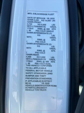 2024 Ram 3500 Tradesman/SLT/Laramie/Limited