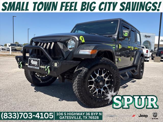 2019 Jeep Wrangler Unlimited Sport S 4x4 for sale in Gatesville, TX