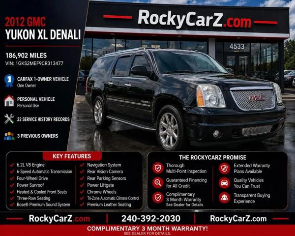 2012 GMC Yukon XL Denali for sale in Temple Hills, MD