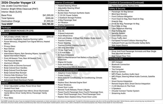 2026 Chrysler Voyager LX for sale in Ellicott City, MD