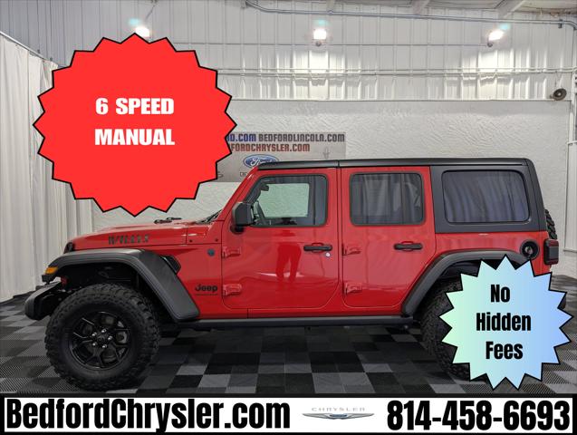 2025 Jeep Wrangler 4-Door Willys 4x4 2025 Jeep Wrangler 4-Door Willys 4x4