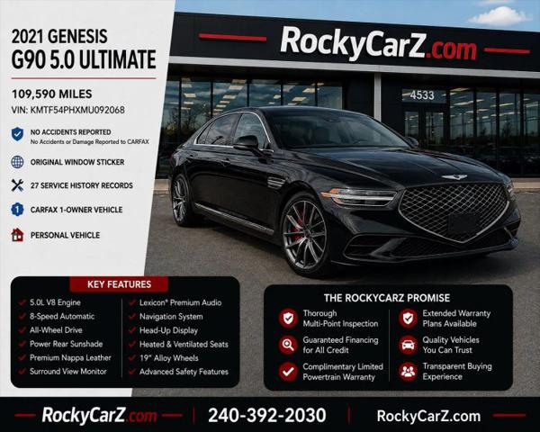 2021 Genesis G90 5.0 Ultimate RWD for sale in Temple Hills, MD