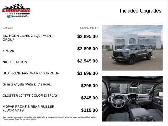 2026 Ram 1500 Big Horn Crew Cab 4x4 57 Box