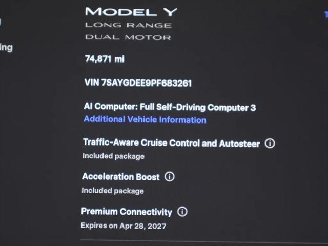 2023 Tesla Model Y Long Range Dual Motor All-Wheel Drive