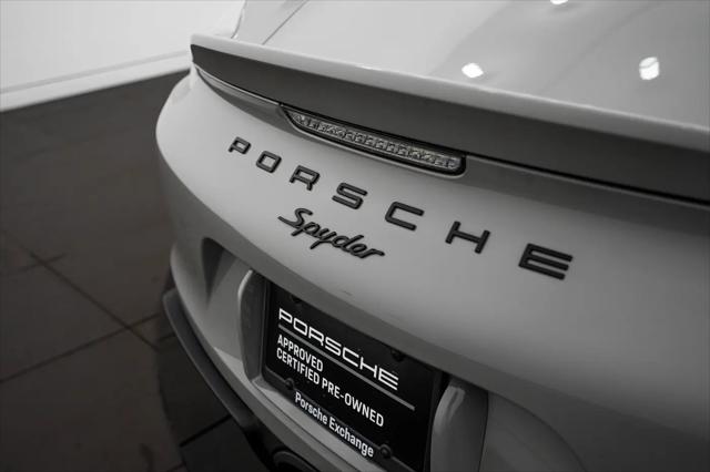 2016 Porsche Boxster Spyder