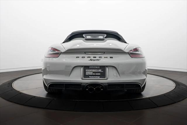 2016 Porsche Boxster Spyder