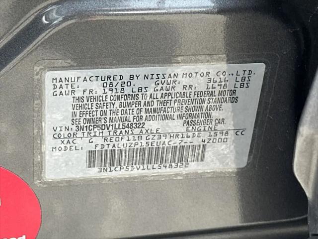 2020 Nissan Kicks SR Xtronic CVT