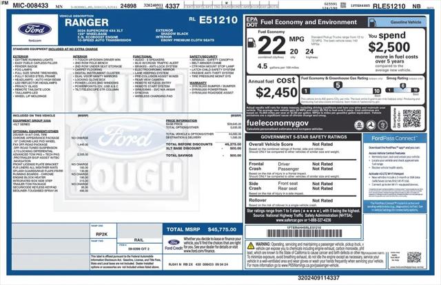 2024 Ford Ranger XLT