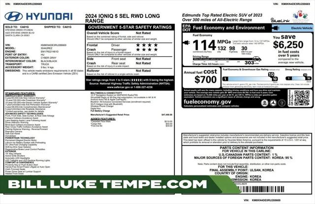 2024 Hyundai IONIQ 5 SEL for sale in Tempe, AZ