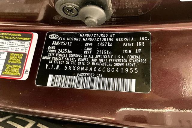 2012 Kia Optima EX Turbo