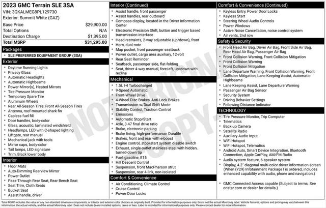 2023 GMC Terrain FWD SLE