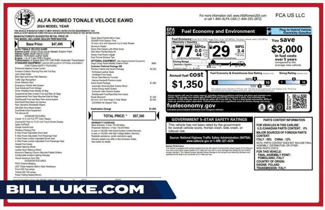 2024 Alfa Romeo Tonale Veloce EAWD for sale in Phoenix, AZ
