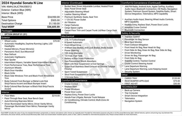 2024 Hyundai Sonata N Line