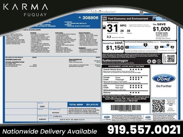 2018 Ford Focus SE for sale in Fuquay-Varina, NC