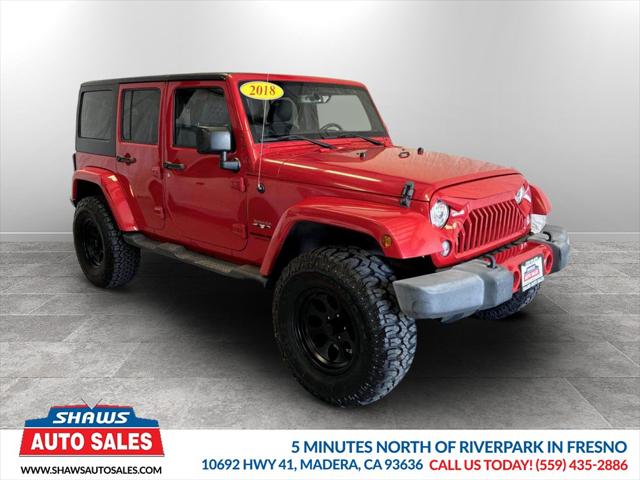 2018 Jeep Wrangler JK Unlimited Sahara 4x4 for sale in Madera, CA