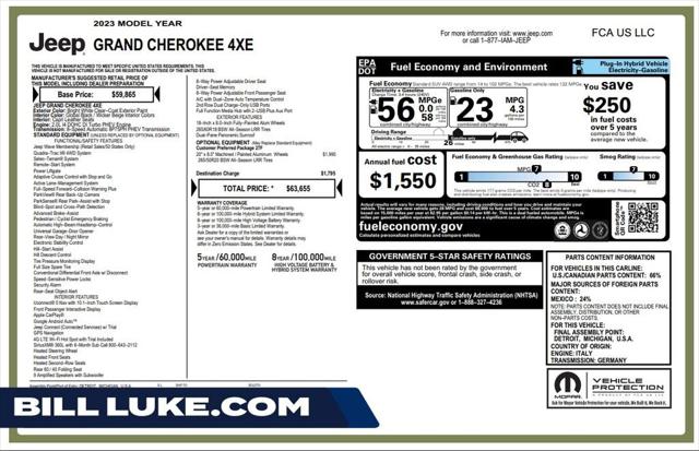 2023 Jeep Grand Cherokee 4xe for sale in Phoenix, AZ