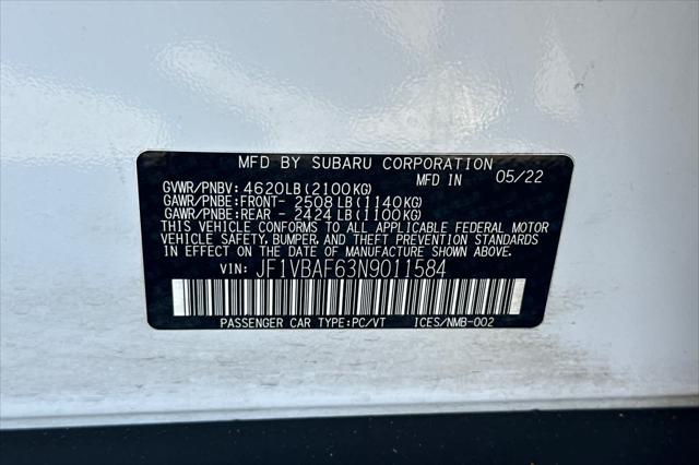 2022 Subaru WRX Premium