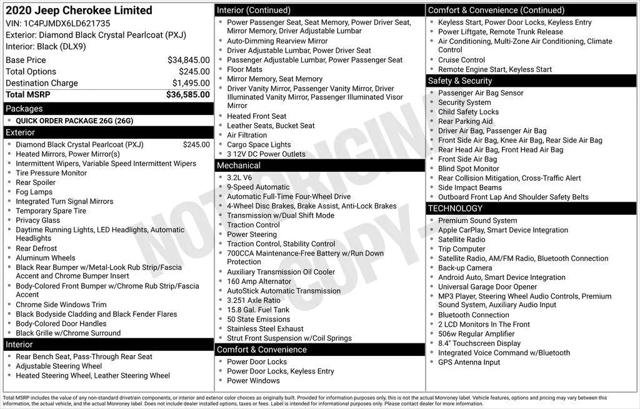2020 Jeep Cherokee Limited 4x4 for sale in Fargo, ND