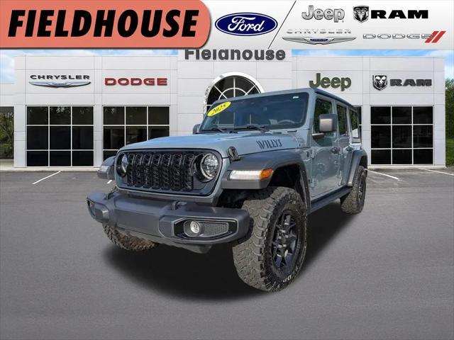 2025 Jeep Wrangler 4-Door Willys 4x4 for sale in Demotte, IN