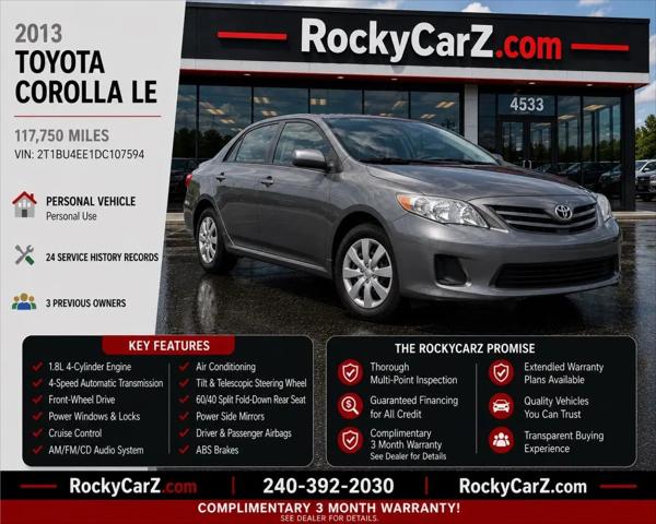 2013 Toyota Corolla LE for sale in Temple Hills, MD