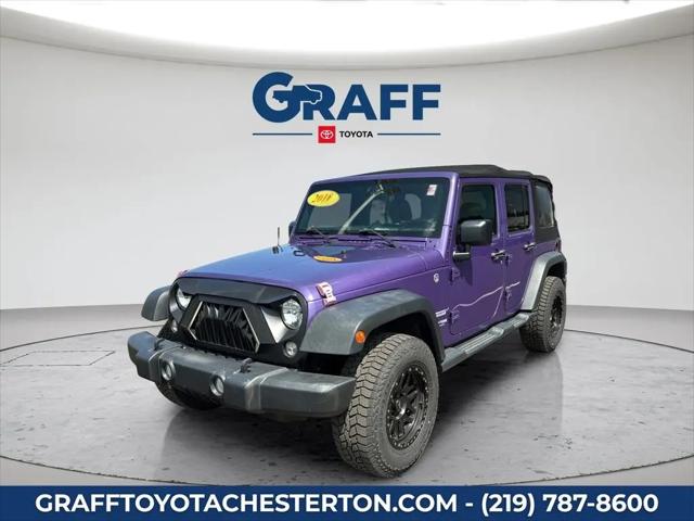 2018 Jeep Wrangler JK Unlimited Sport S 4x4 for sale in Burns Harbor, IN